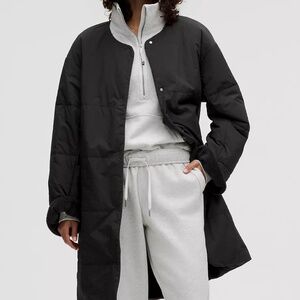 LULULEMON FLEECE LINED INSULATED LONG COAT. BNWT